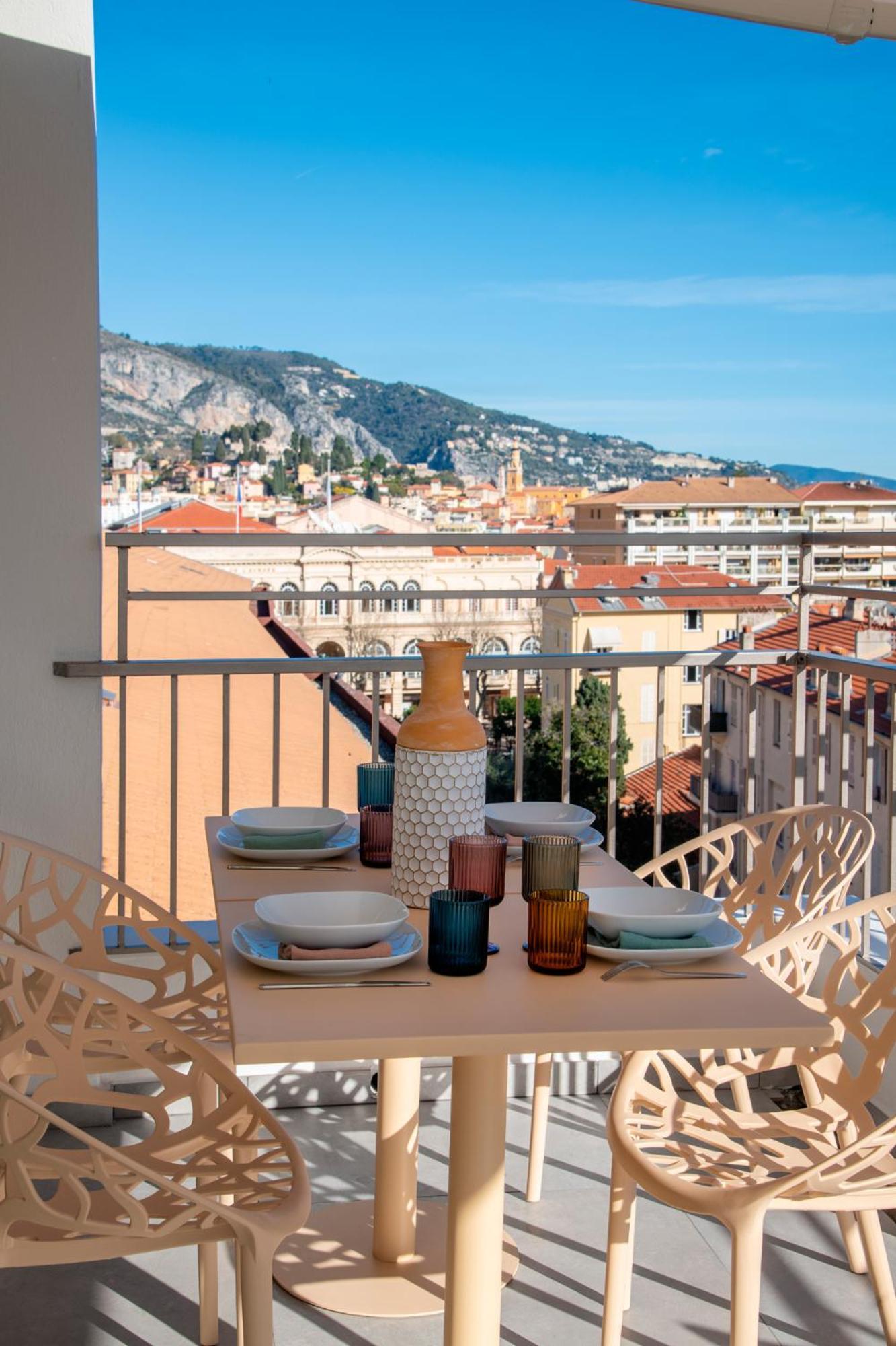 Residence Hoteliere Chambord Au Coeur De Menton - Entierement Renovee מראה חיצוני תמונה