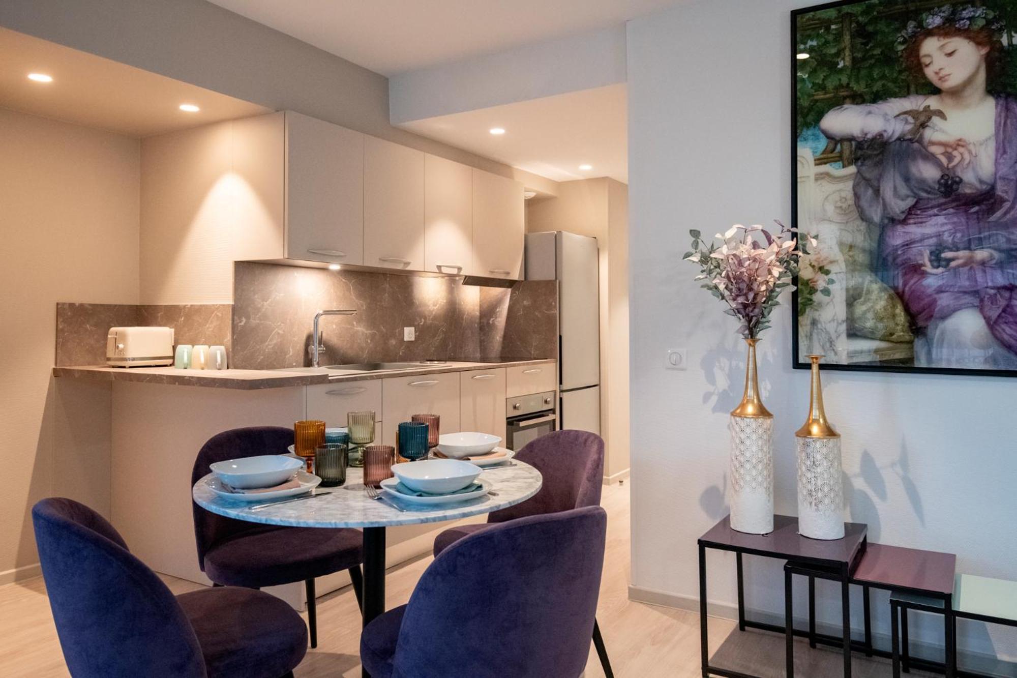 Residence Hoteliere Chambord Au Coeur De Menton - Entierement Renovee מראה חיצוני תמונה